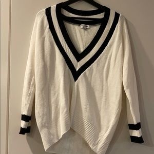Nasty Gal deep v neck sweater